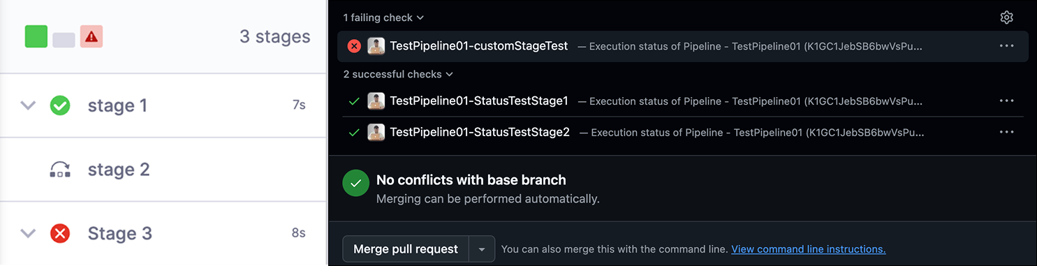 Expression Nomenclature for status check git
